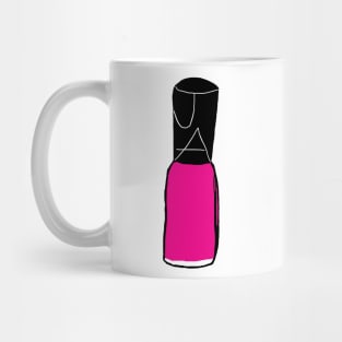 Pink Nail Polish Mug